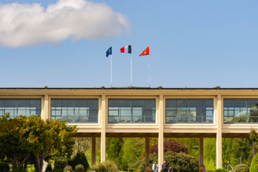 Fotografie mit dem Titel "Salle Aula Magna" von Aurélien Comte, Original-Kunstwerk, Digitale Fotografie