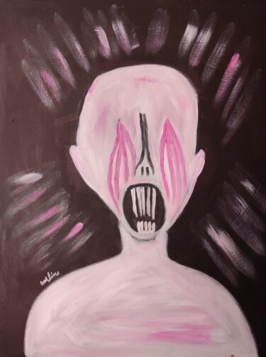 Painting titled "Dracula" by Aorlius, Original Artwork, Acrylic