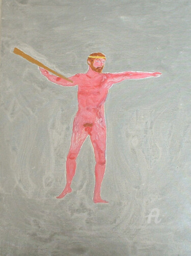 Peinture intitulée "Zeus II" par Aurelio Nicolazzo, Œuvre d'art originale, Huile