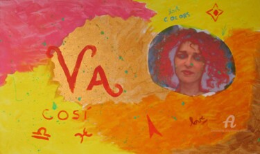 绘画 标题为“Va così” 由Aurelio Nicolazzo, 原创艺术品, 丙烯