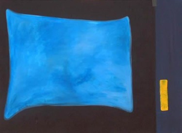 Pintura intitulada "In blue" por Aureo Antunes, Obras de arte originais, Óleo