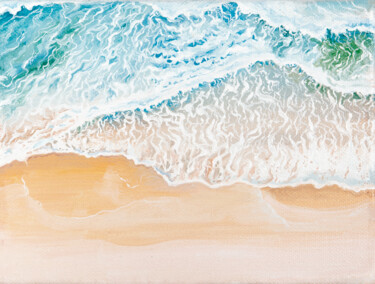 Azure coast Peinture intitulée "Azure coast" par Aurin, Œuvre d'art originale, Huile