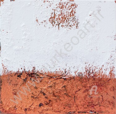 Peinture intitulée "desert-rouge-gf.jpg" par Aurkeo, Œuvre d'art originale, Acrylique