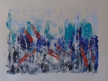 Fleuve Congo Peinture intitulée "Fleuve Congo" par Aurora Vernazzani Beloucif, Œuvre d'art originale, Huile