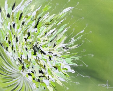 Peinture intitulée "Douceur d'un pétale…" par Aurore Franc, Œuvre d'art originale, Acrylique