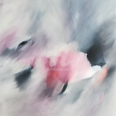 Peinture intitulée "La rose s'impose" par Aurore Franc, Œuvre d'art originale, Acrylique