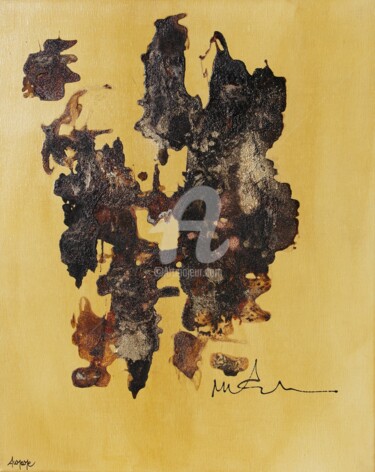 Pittura intitolato "Epices  50x40 encre…" da Aurore Franc, Opera d'arte originale, Inchiostro