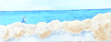 Картина под названием "2021" - Aurore Griffon, Подлинное произведение искусства, Коллажи Установлен на Деревянная рама для н…