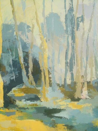 Peinture intitulée "Forêt magique" par Aurore Nugeron, Œuvre d'art originale, Acrylique