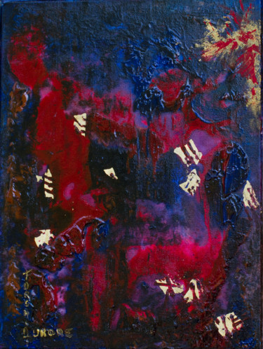 Peinture intitulée "Rien que du rouge (…" par Aurore Torchia, Œuvre d'art originale, Autre