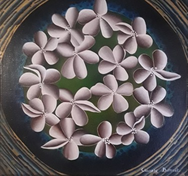 Peinture intitulée "flowers.jpg" par Aurore Bonnet, Œuvre d'art originale, Huile