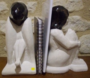 Sculpture intitulée "Méditation et Conce…" par Aurore Bonnet, Œuvre d'art originale, Pierre