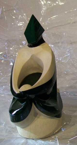 Sculpture intitulée "la Vénus d'émeraude" par Aurore Bonnet, Œuvre d'art originale, Pierre