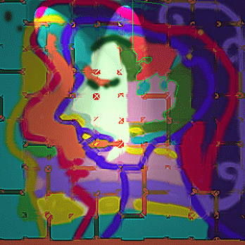 Digital Arts titled "core visage.GIF" by Djobob, Original Artwork