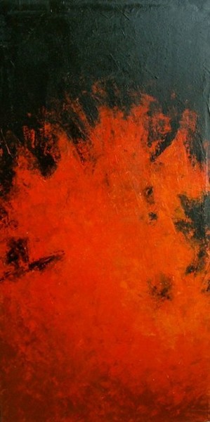 Peinture intitulée "FIRE#2" par Autres Artistes, Œuvre d'art originale, Huile