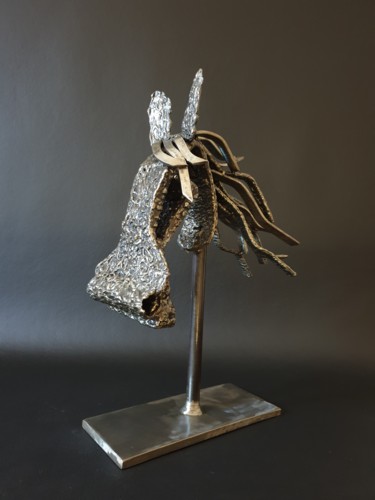 Sculpture intitulée "Balamer" par Sandrine Plumard, Œuvre d'art originale, Métaux