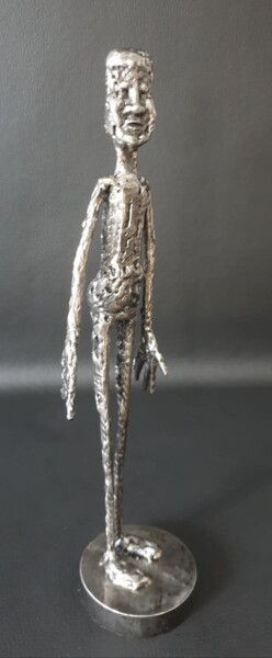 Skulptur mit dem Titel "Lucien" von Sandrine Plumard, Original-Kunstwerk, Metalle