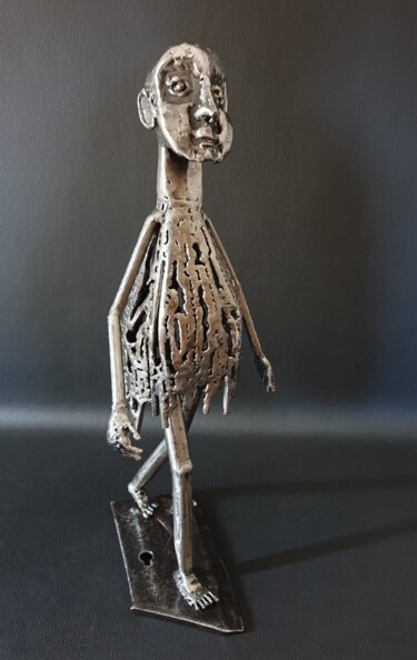 Escultura titulada "Hubert" por Sandrine Plumard, Obra de arte original, Metales
