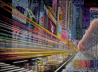 Картина под названием "Городско мотив" - Александр Беляев, Подлинное произведение искусства, Другой