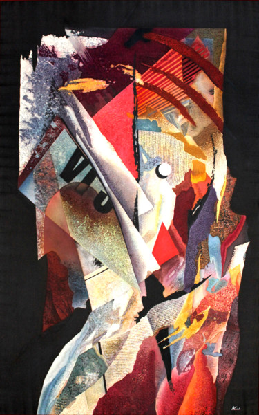 Картина под названием "Красный треугольник" - Александр Беляев, Подлинное произведение искусства, Другой
