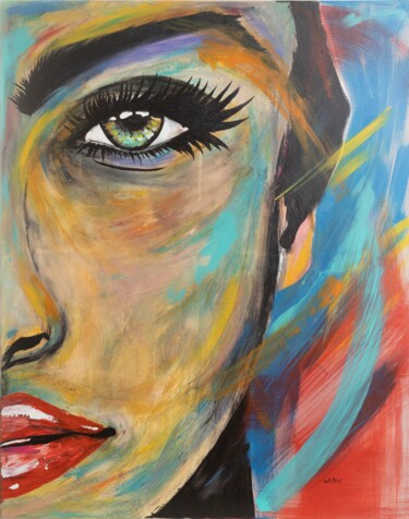Painting titled "Woman série" by Ava - Alexa Visual Artist, Original Artwork, Acrylic