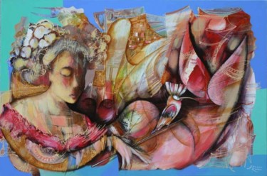 Картина под названием "Actress" - Romeo Avagyan, Подлинное произведение искусства