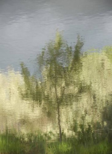 Photography titled "IMPRESSIONISM XXIV,…" by Curtis H. Jones, Original Artwork, Digital Photography Mounted on Wood Stretche…