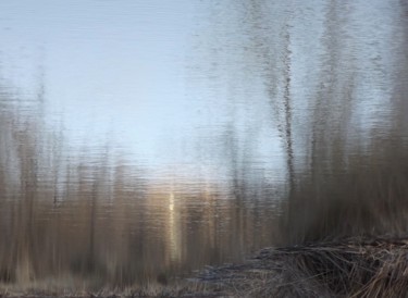 Photography titled "IMPRESSIONISM XXXI:…" by Curtis H. Jones, Original Artwork, Digital Photography Mounted on Wood Stretche…