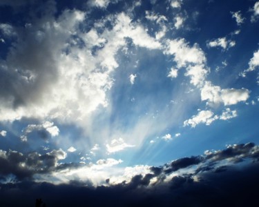 Fotografia zatytułowany „CLOUDS - "Angel Fir…” autorstwa Curtis H. Jones, Oryginalna praca, Fotografia cyfrowa Zamontowany n…