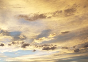 "CLOUDS: "Sunset II…" başlıklı Fotoğraf Curtis H. Jones tarafından, Orijinal sanat, Dijital Fotoğrafçılık Ahşap Sedye çerçev…