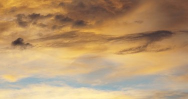 Photography titled "CLOUDS: "Sunset Clo…" by Curtis H. Jones, Original Artwork, Digital Photography Mounted on Wood Stretche…