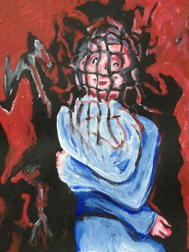 Figura a braccia conserte 30x40 cm ©2017 da Paolo Avanzi