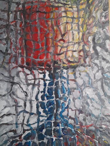 Pittura intitolato "Un abat-jour" da Paolo Avanzi, Opera d'arte originale, Acrilico Montato su Telaio per barella in legno