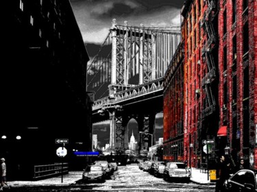 「brooklyn bridge blu…」というタイトルの写真撮影 Andre Van Der Kerkhoffによって, オリジナルのアートワーク