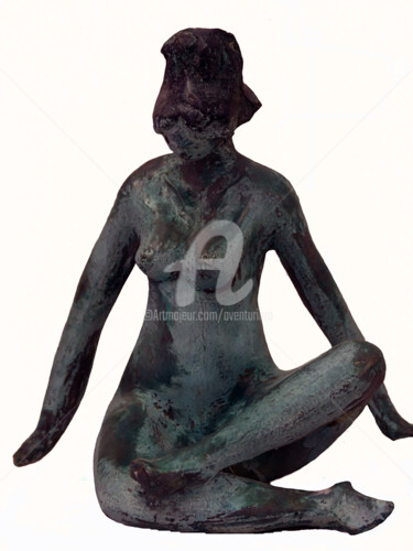 Sculpture intitulée "candeur" par Aventuriero, Œuvre d'art originale, Bronze