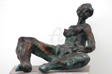 Sculpture intitulée "farniente" par Aventuriero, Œuvre d'art originale, Bronze