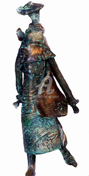 Sculpture intitulée "Elegance" par Aventuriero, Œuvre d'art originale, Bronze