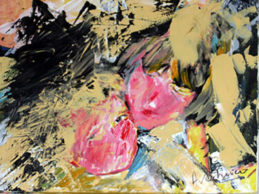 Pintura titulada "tendresse maternelle" por Aventuriero, Obra de arte original, Acrílico Montado en Bastidor de camilla de m…