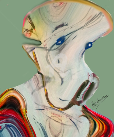 Digital Arts titled "MON CHIEN SE PREND…" by Aventuriero, Original Artwork, 2D Digital Work