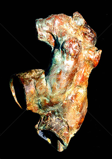 Sculpture titled "GÉNÉREUSE" by Aventuriero, Original Artwork, Bronze