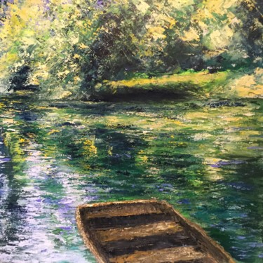 Painting titled "Propriété Caillebot…" by Anne Vignau, Original Artwork