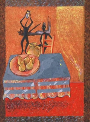Pittura intitolato "Levitazione / Levit…" da Paolo Avigo, Opera d'arte originale