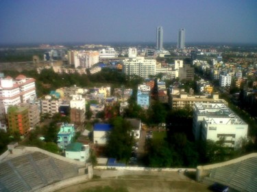 Фотография под названием "View from terrace" - Avik Chakravorty, Подлинное произведение искусства, Манипулированная фотограф…