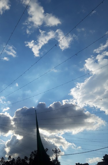 Photography titled "Blue sky" by Avik Chakravorty, Original Artwork, Digital Photography