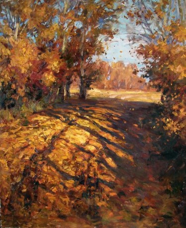 Картина под названием "Осень / Autumn" - Александр Смирнов, Подлинное произведение искусства, Масло