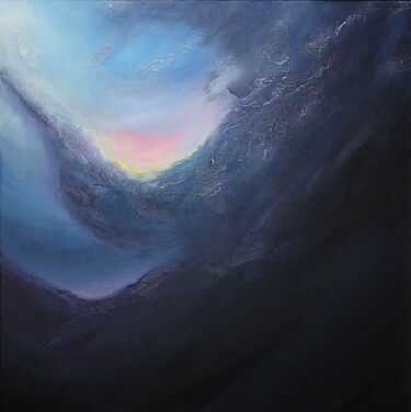 Картина под названием ""Hope" storm sky se…" - Valeriya Avtukhova, Подлинное произведение искусства, Акрил Установлен на Дер…