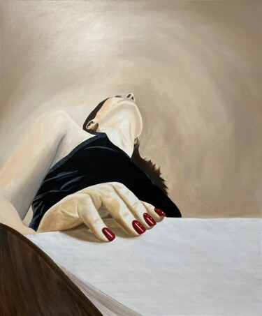 Pintura titulada "Mortgage agreement" por Valeriya Avtukhova, Obra de arte original, Oleo Montado en Bastidor de camilla de…