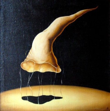 Pintura titulada "The cap following h…" por Vladimir Abaimov, Obra de arte original, Oleo