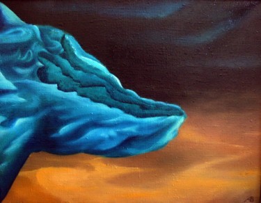 Painting titled "Top down, left to r…" by Vladimir Abaimov, Original Artwork, Oil