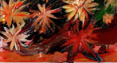 Картина под названием "Your Name is Autumn…" - Владимир Абаимов, Подлинное произведение искусства, Масло